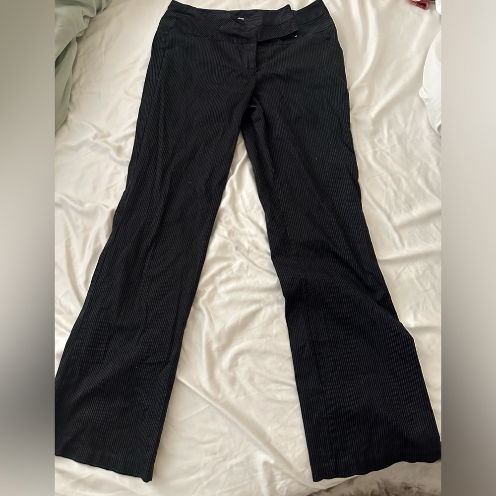 Y2K Low waisted Pinstripe Trousers